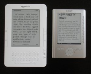 Kindle v Sony large font